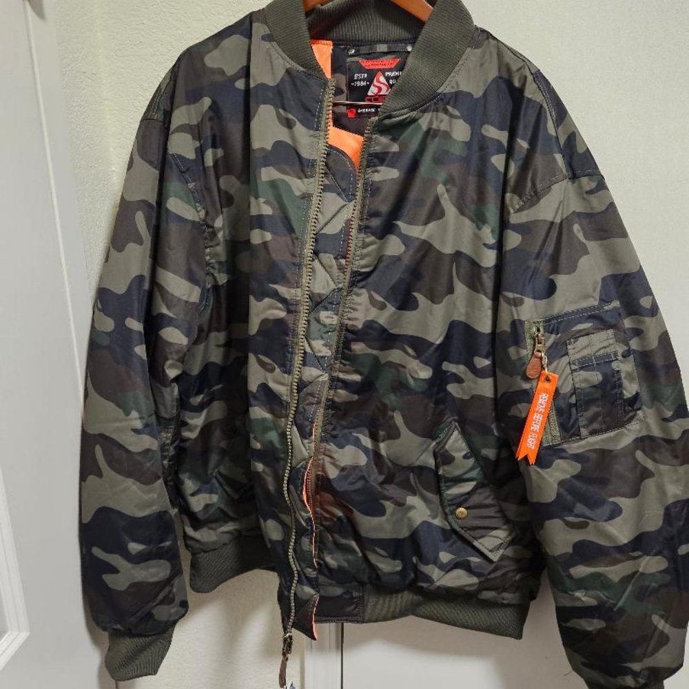 New Spire camo jacket